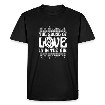 Sound Engineer Sound Engineer Husband - Men's Premium Organic T-Shirt - black - Front - Nico (187cm)