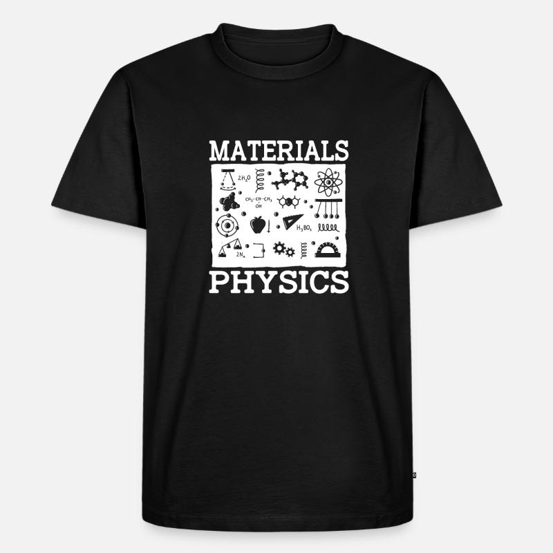 Physics Phyiker Applied Physics - Men's Premium Organic T-Shirt - black