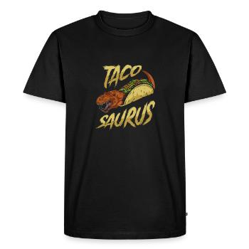 Dinosaure Dinosaure adulte - T-shirt Premium bio Homme - noir - Devant - Nico (187cm)