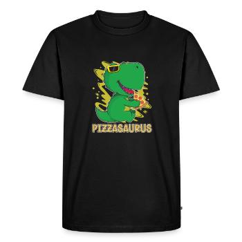 Dinosaure Dinosaure adulte - T-shirt Premium bio Homme - noir - Devant - Nico (187cm)