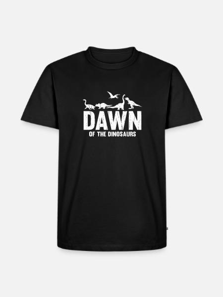 Dinosaur Adult dinosaur - Men's Premium Organic T-Shirt - black