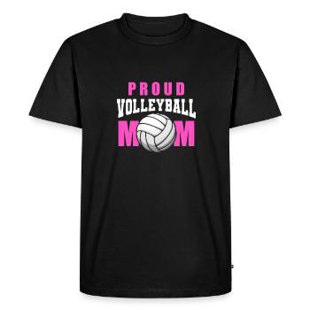 Volleyball Volleyball Player Volleyball Mama - T-shirt Premium bio Homme - noir - Devant - Nico (187cm)