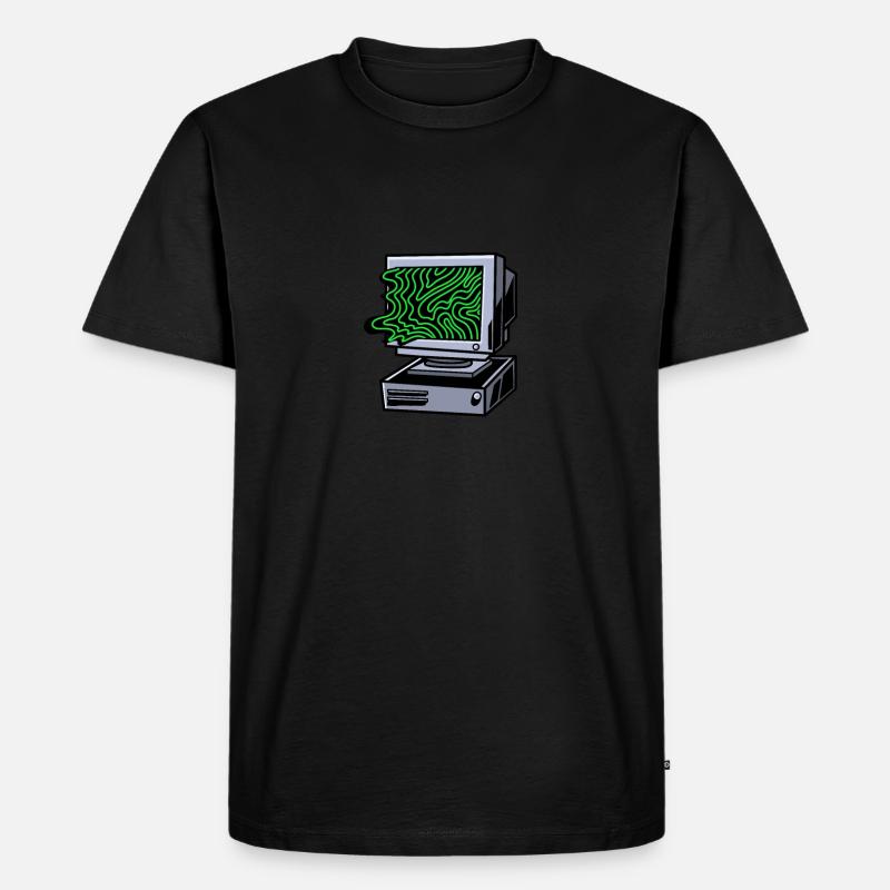 Entwickler Coder Programmierer - Männer Premium Bio T-Shirt - Schwarz