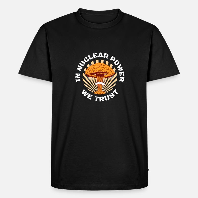 Physics Phyiker Nuclear Physics - Men's Premium Organic T-Shirt - black