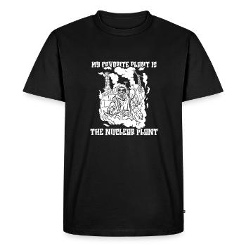 Physics Phyiker Nuclear Physics - Men's Premium Organic T-Shirt - black - Front - Nico (187cm)
