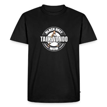 Taekwondo Mama - T-shirt Premium bio Homme - noir - Devant - Nico (187cm)