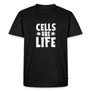 Biology Biologist Cells Molecular Biologist - Men's Premium Organic T-Shirt - black - Front - Nico (187cm)