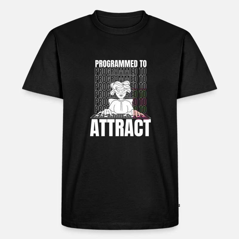 Developer Coder Programmer Funny - Men's Premium Organic T-Shirt - black