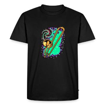 Spielmannszug Trombone Bunt - T-shirt Premium bio Homme - noir - Devant - Nico (187cm)