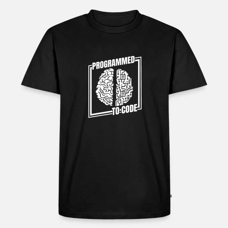 Développeur Coder Programmeur Drôle - T-shirt Premium bio Homme - noir
