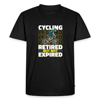 Road cycling Retired cyclists - Men's Premium Organic T-Shirt - black - Front - Nico (187cm)