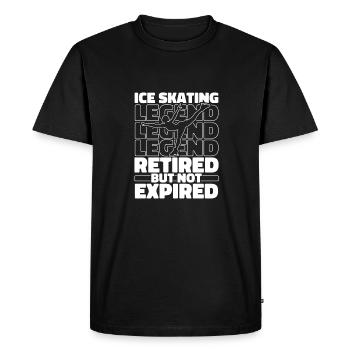 Patinage à la retraite - T-shirt Premium bio Homme - noir - Devant - Nico (187cm)