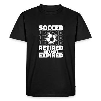 Football Footballeur Retraités - T-shirt Premium bio Homme - noir - Devant - Nico (187cm)