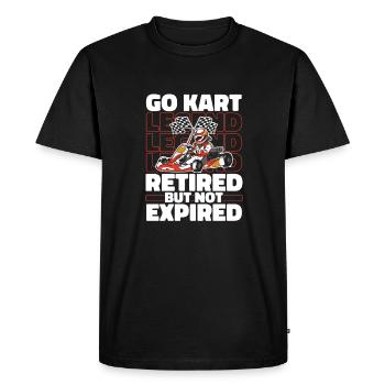 Go Kart Karting Pilotes de Kart à la retraite - T-shirt Premium bio Homme - noir - Devant - Nico (187cm)