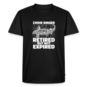 Choristes à la retraite - T-shirt Premium bio Homme - noir - Devant - Nico (187cm)