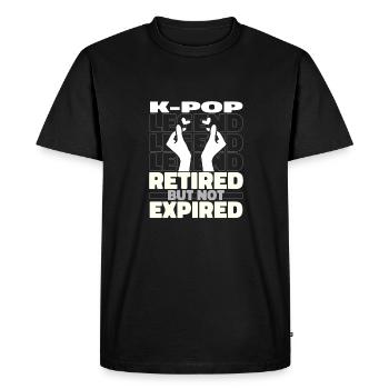 K Pop Kpop Korean Pop Retraité - T-shirt Premium bio Homme - noir - Devant - Nico (187cm)