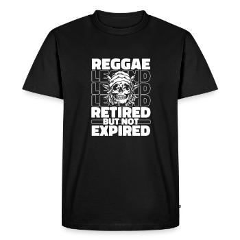 Reggae in retirement - Men's Premium Organic T-Shirt - black - Front - Nico (187cm)