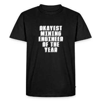 Engineer best mining engineer - Men's Premium Organic T-Shirt - black - Front - Nico (187cm)