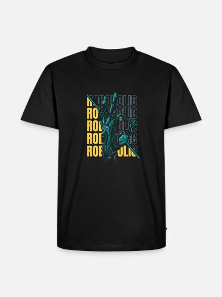 Robotics Ai Robot Cool - Men's Premium Organic T-Shirt - black