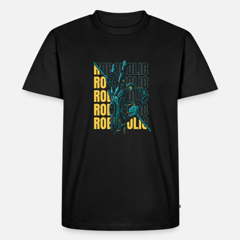 Robotics Ai Robot Cool - Men's Premium Organic T-Shirt - black