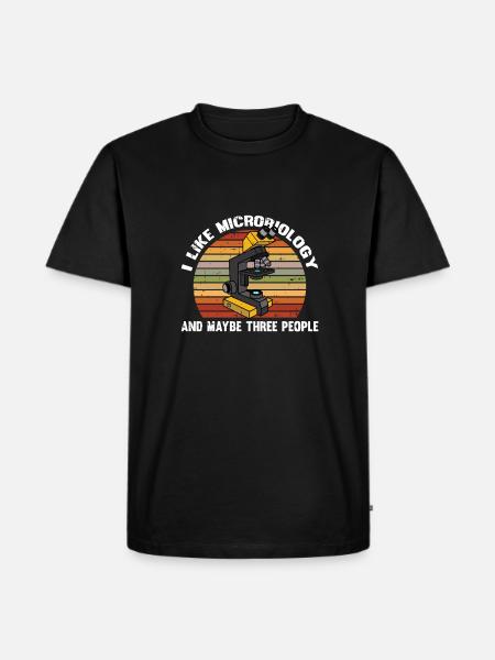 Biologiste biologiste Lustig - T-shirt Premium bio Homme - noir