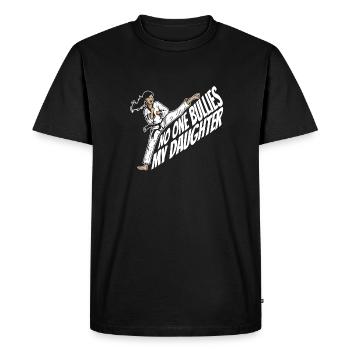 Taekwondo Père Taekwondo - T-shirt Premium bio Homme - noir - Devant - Nico (187cm)