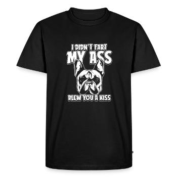 Bouledogue français - T-shirt Premium bio Homme - noir - Devant - Nico (187cm)