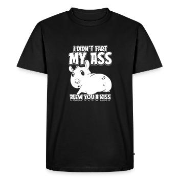 Hamster Golden Hamster - Men's Premium Organic T-Shirt - black - Front - Nico (187cm)