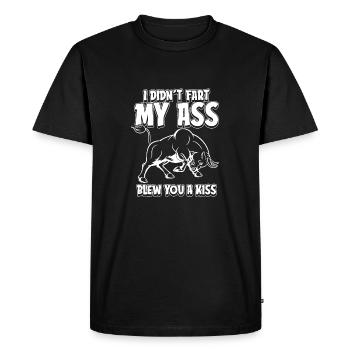 Bull Bull Bovins - T-shirt Premium bio Homme - noir - Devant - Nico (187cm)