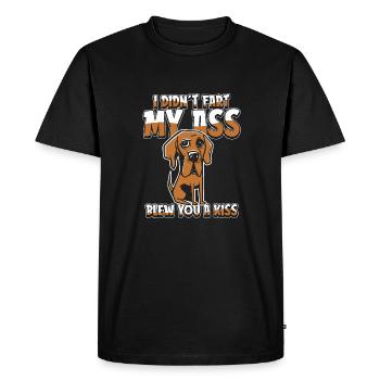 Dogue allemand - T-shirt Premium bio Homme - noir - Devant - Nico (187cm)