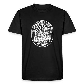 Welder locksmith best - Men's Premium Organic T-Shirt - black - Front - Nico (187cm)