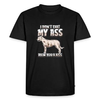 Irish wolfhound - Men's Premium Organic T-Shirt - black - Front - Nico (187cm)