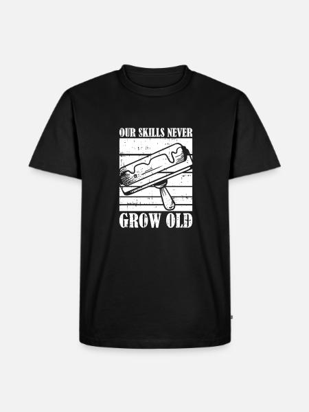 Painter Varnisher Skills - Men's Premium Organic T-Shirt - black