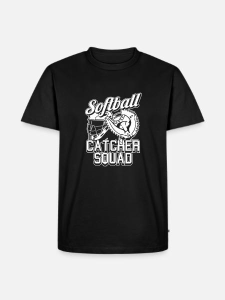 Softball Squad - Men's Premium Organic T-Shirt - black