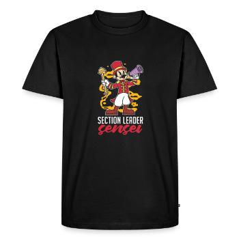 Fanfare de train de fans Sensei - T-shirt Premium bio Homme - noir - Devant - Nico (187cm)