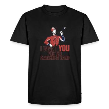 Fanfahrzug Spielmannszug Lustig - Men's Premium Organic T-Shirt - black - Front - Nico (187cm)