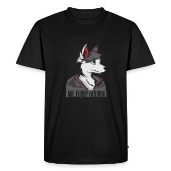 Furry Fandom Fursuits - Men's Premium Organic T-Shirt - black - Front - Nico (187cm)