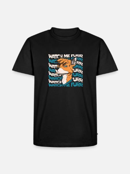 Furry Fandom Fursuits Humor - Männer Premium Bio T-Shirt - Schwarz