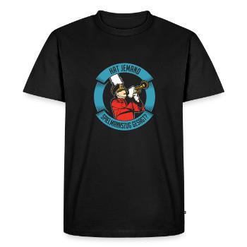 Fanfare trompette - T-shirt Premium bio Homme - noir - Devant - Nico (187cm)