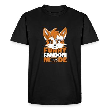 Furry Fandom Fursuits - Men's Premium Organic T-Shirt - black - Front - Nico (187cm)