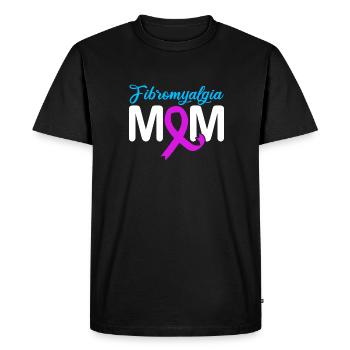 Fibromyalgie rhumatisme mère - T-shirt Premium bio Homme - noir - Devant - Nico (187cm)