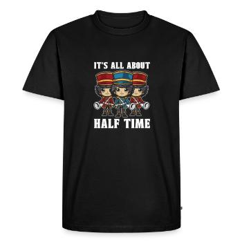 Fanfare de train de supporters à la mi-temps - T-shirt Premium bio Homme - noir - Devant - Nico (187cm)