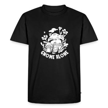 Mushroom pickers Mushrooms Mushroom dwarf - Men's Premium Organic T-Shirt - black - Front - Nico (187cm)