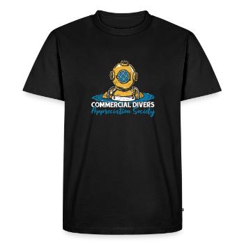 Diving Diver Commercial Diving - Men's Premium Organic T-Shirt - black - Front - Nico (187cm)