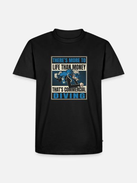 Diving Diver Commercial Diving - Men's Premium Organic T-Shirt - black