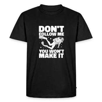 Diving Diver Commercial Diving - Men's Premium Organic T-Shirt - black - Front - Nico (187cm)