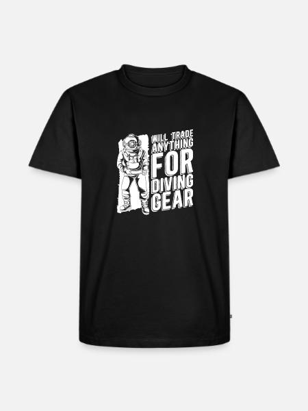 Diving Divers Commercial Diving - Men's Premium Organic T-Shirt - black