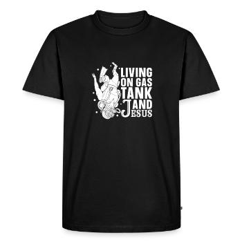 Plongeurs Plongée commerciale - T-shirt Premium bio Homme - noir - Devant - Nico (187cm)