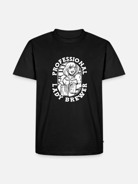 Craft Beer Bier Craftbier Dame - Men's Premium Organic T-Shirt - black