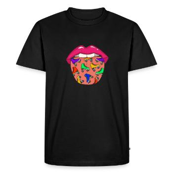 Roller Skates Roller Skating Cool - T-shirt Premium bio Homme - noir - Devant - Nico (187cm)